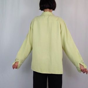 Vintage Tops - Vintage sage green silk button down Vintage Tops - Vintage sage green silk button down